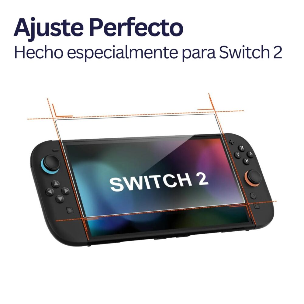 Lámina de Vidrio Templado para Nintendo Switch 2