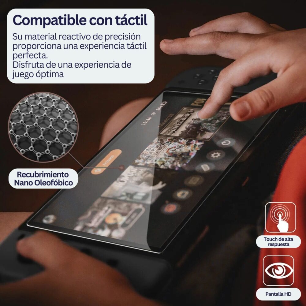 Lámina de Vidrio Templado para Nintendo Switch 2