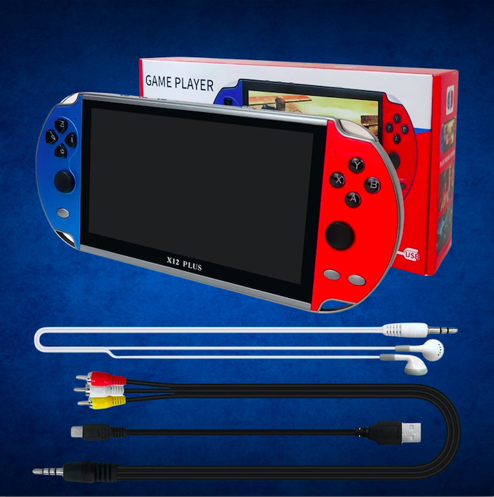 Consola Portátil X12 Plus - 5.1" HD con Juegos Retro
