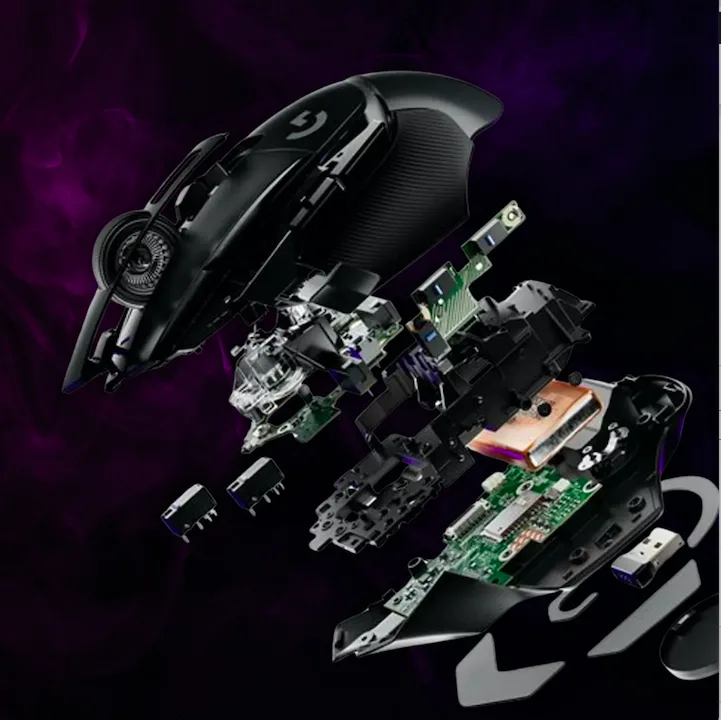 Mouse Gamer G502X Plus Inalámbrico - Alta Precisión y RGB